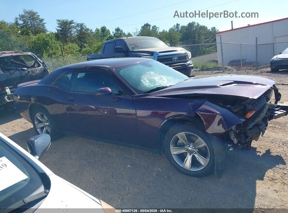 2C3CDZAG9LH250844 2020 DODGE CHALLENGER Purple Սալոնի հետևի տեսք