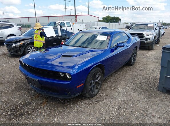 2C3CDZAG9MH514078 2021 DODGE CHALLENGER Blue Vista tres cuartos delantera izquierda