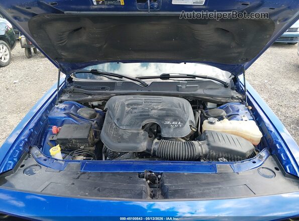 2C3CDZAG9MH514078 2021 DODGE CHALLENGER Blue Vista trasera