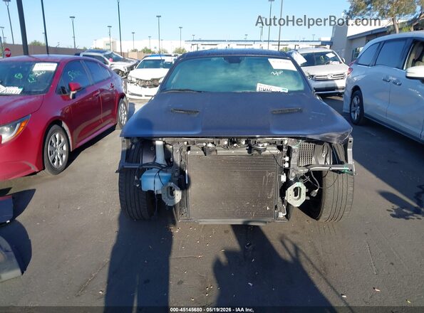 2C3CDZAG9MH552345 2021 DODGE CHALLENGER Gray Widok wnętrza z tyłu