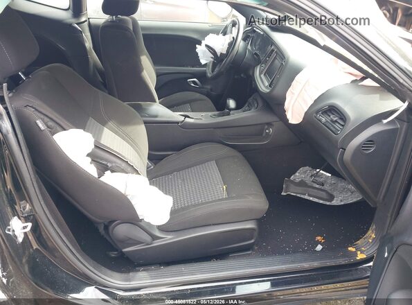 2C3CDZAG9PH696059 2023 DODGE CHALLENGER Black Widok wnętrza z przodu
