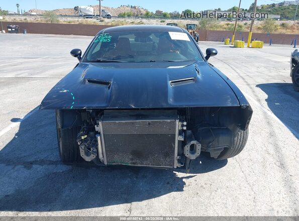 2C3CDZAGXGH284703 2016 DODGE CHALLENGER Black Widok wnętrza z tyłu