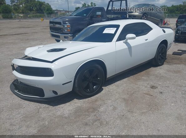 2C3CDZAGXKH560905 2019 DODGE CHALLENGER White Передня ліва чверть