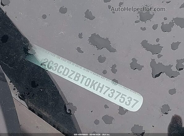 2C3CDZBT0KH737537 2019 DODGE CHALLENGER Black 
