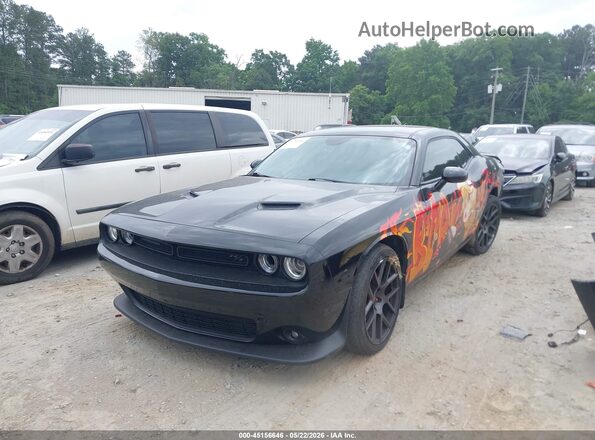 2C3CDZBT2HH572910 2017 DODGE CHALLENGER Black Przód lewy