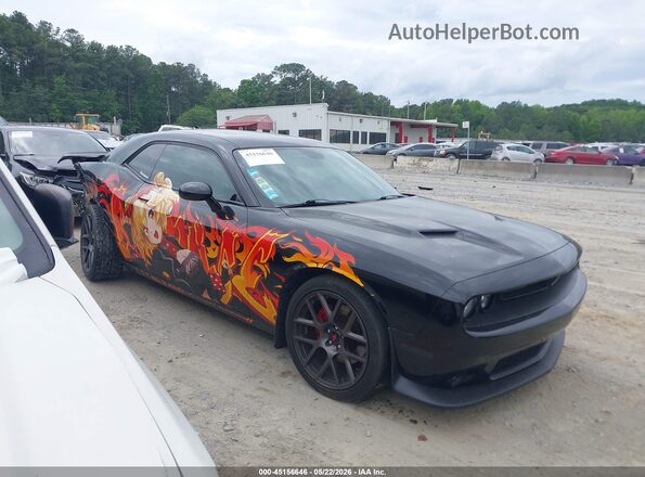 2C3CDZBT2HH572910 2017 DODGE CHALLENGER Black Widok wnętrza z tyłu