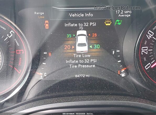 2C3CDZBT2HH572910 2017 DODGE CHALLENGER Black Widok tylnych siedzeń