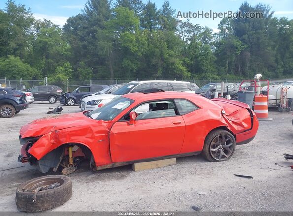 2C3CDZBT2KH705205 2019 DODGE CHALLENGER Orange Vista frontal