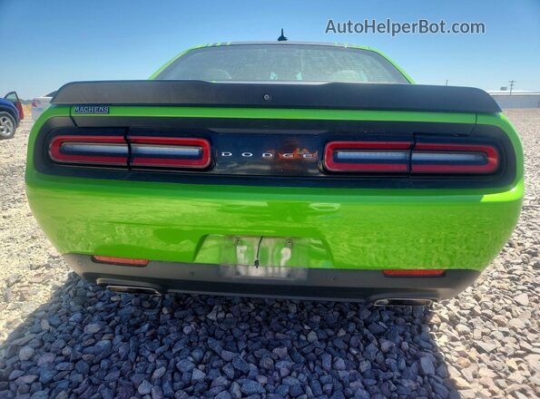 2C3CDZBT3HH601136 2017 DODGE CHALLENGER Green უკანა ხედი