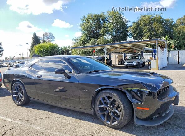 2C3CDZBT3KH552334 2019 DODGE CHALLENGER Черный Передняя правая четверть