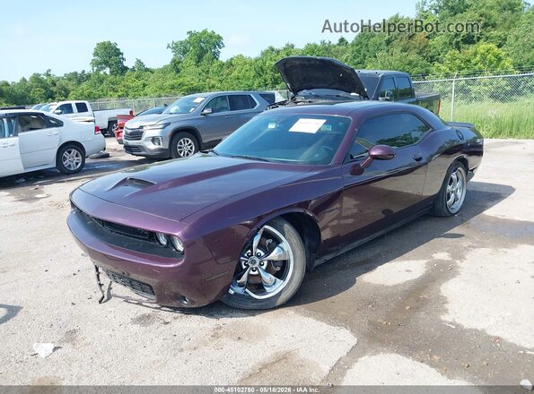 2C3CDZBT3LH182634 2020 DODGE CHALLENGER Purple Vista tres cuartos delantera izquierda