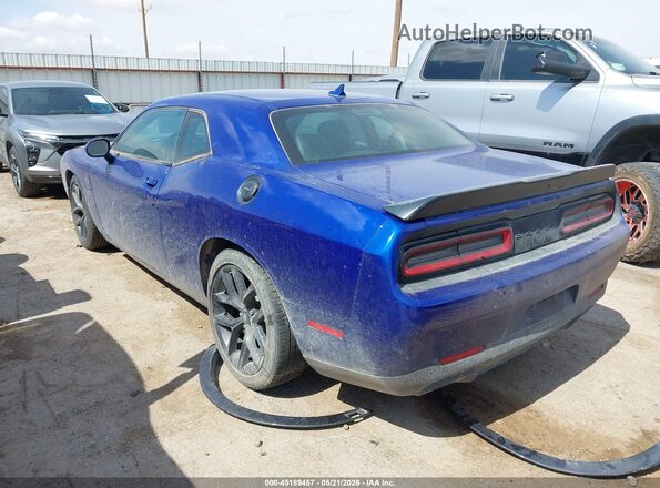 2C3CDZBT4NH230547 2022 DODGE CHALLENGER Синий Задняя левая четверть