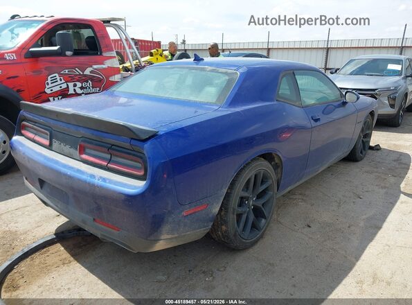 2C3CDZBT4NH230547 2022 DODGE CHALLENGER Синий Задняя правая четверть