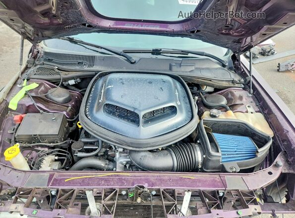 2C3CDZBT5MH607059 2021 DODGE CHALLENGER Purple Սալոնի հետևի տեսք