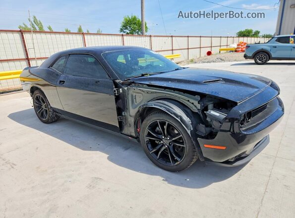 2C3CDZBT6GH201442 2016 DODGE CHALLENGER Черный Передняя правая четверть