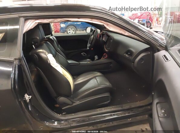 2C3CDZBT6GH214059 2016 DODGE CHALLENGER Black Вид салону спереду
