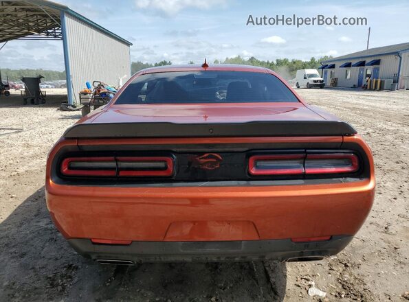 2C3CDZBT6NH137416 2022 DODGE CHALLENGER Orange Widok z tyłu