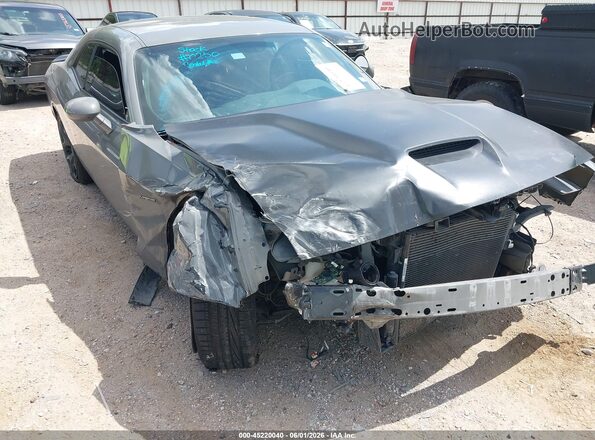 2C3CDZBT7KH627651 2019 DODGE CHALLENGER Gray Widok z przodu