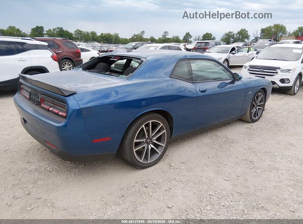 2C3CDZBT7PH694113 2023 DODGE CHALLENGER Blue Trasero derecho