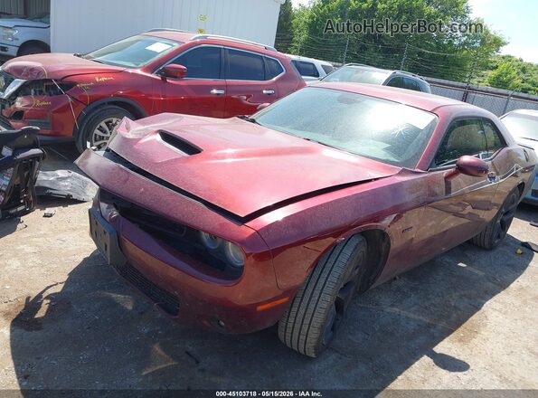 2C3CDZBT8KH655393 2019 DODGE CHALLENGER Maroon Front left