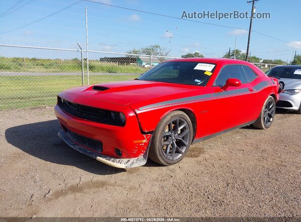 2C3CDZBT9MH623684 2021 DODGE CHALLENGER Red Przód lewy