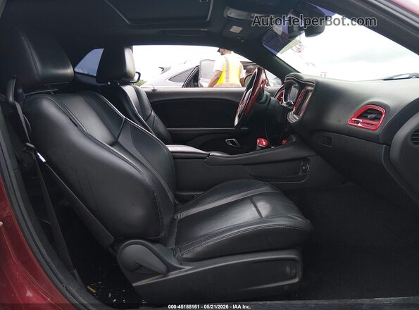2C3CDZBTXHH584836 2017 DODGE CHALLENGER Maroon Սալոնի դիմացի տեսք