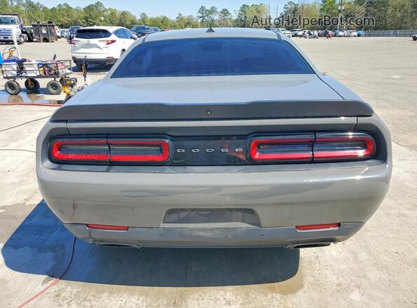 2C3CDZBTXKH652379 2019 DODGE CHALLENGER Gray Widok z tyłu
