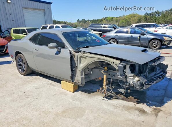 2C3CDZBTXKH652379 2019 DODGE CHALLENGER Gray Przód prawy