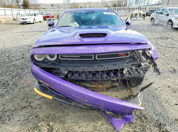2C3CDZBTXPH668587 2023 DODGE CHALLENGER Purple წინა ხედი