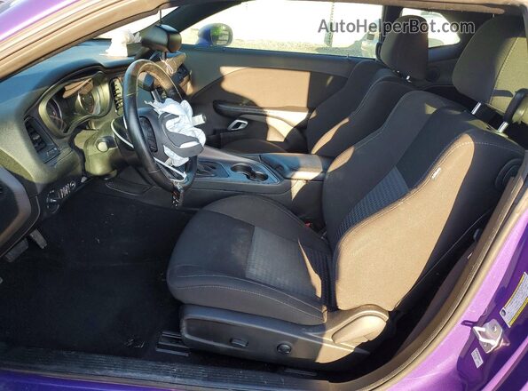 2C3CDZBTXPH668587 2023 DODGE CHALLENGER Purple წინა სალონის ხედი