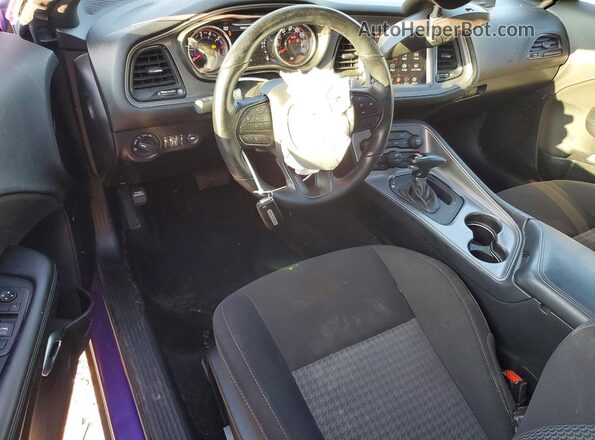 2C3CDZBTXPH668587 2023 DODGE CHALLENGER Purple წინა პანელის ხედი
