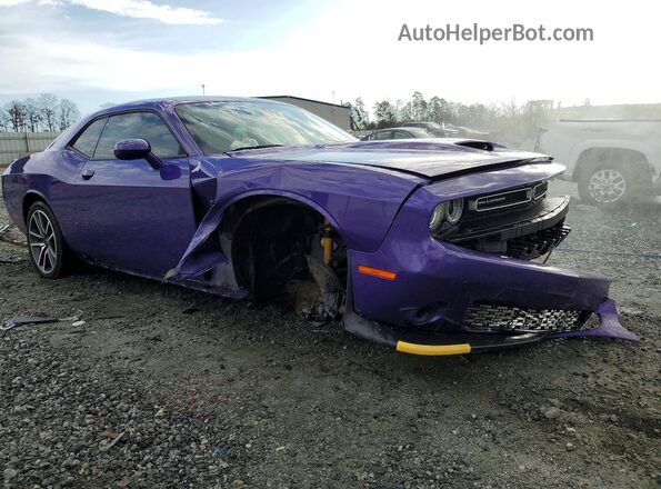 2C3CDZBTXPH668587 2023 DODGE CHALLENGER Purple წინა მარჯვენა