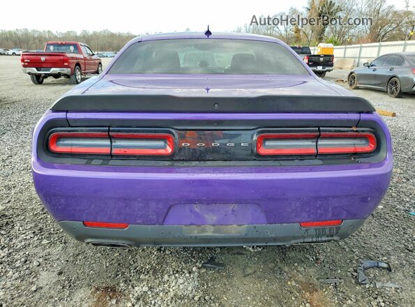 2C3CDZBTXPH668587 2023 DODGE CHALLENGER Purple უკანა ხედი