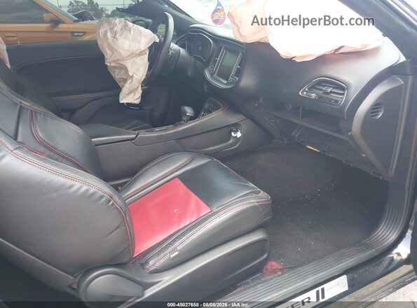 2C3CDZC92GH288601 2016 DODGE CHALLENGER Black წინა სალონის ხედი