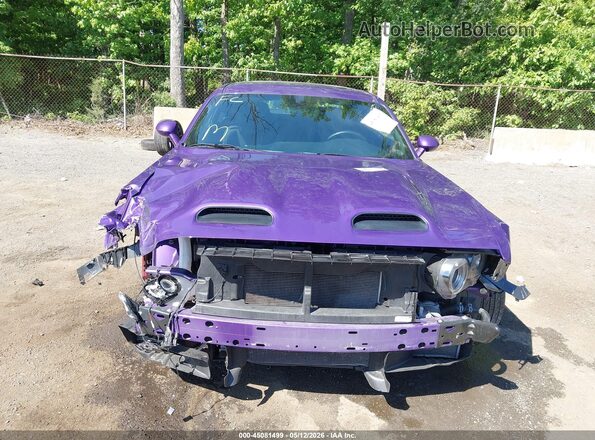 2C3CDZC93PH679692 2023 DODGE CHALLENGER Фиолетовый Вид задней части салона