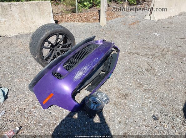 2C3CDZC93PH679692 2023 DODGE CHALLENGER Фиолетовый Вид щитка приборов