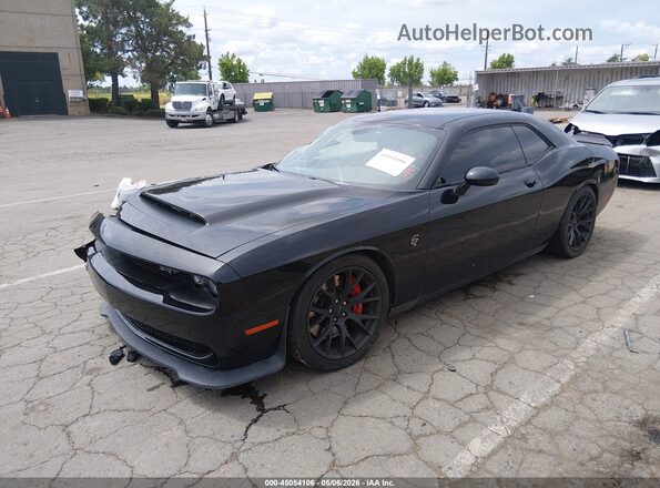 2C3CDZC94GH236144 2016 DODGE CHALLENGER Black Առջևի ձախ երեք քառորդ տեսարան