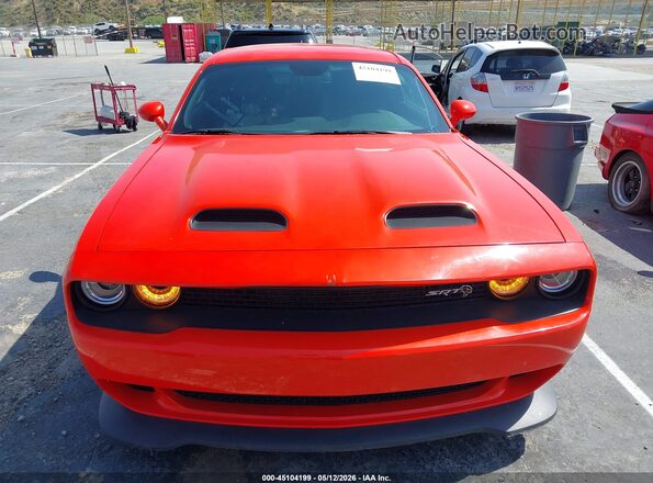 2C3CDZC99NH148753 2022 DODGE CHALLENGER Orange Առջևի վահանակի տեսք