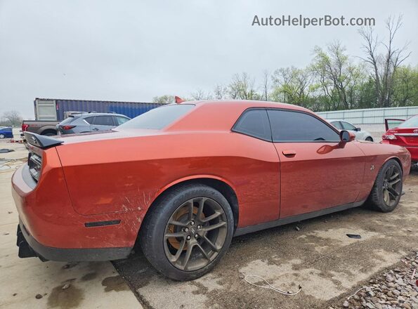 2C3CDZFJ0LH179506 2020 DODGE CHALLENGER Orange უკანა მარჯვენა