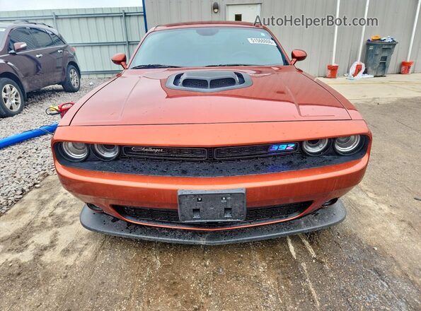 2C3CDZFJ0LH179506 2020 DODGE CHALLENGER Orange წინა ხედი