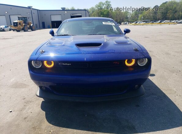 2C3CDZFJ0NH215620 2022 DODGE CHALLENGER Blue Vista frontal