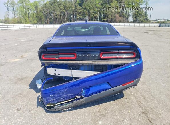 2C3CDZFJ0NH215620 2022 DODGE CHALLENGER Blue Vista trasera