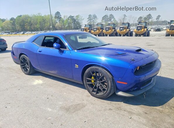 2C3CDZFJ0NH215620 2022 DODGE CHALLENGER Blue Delantero derecho