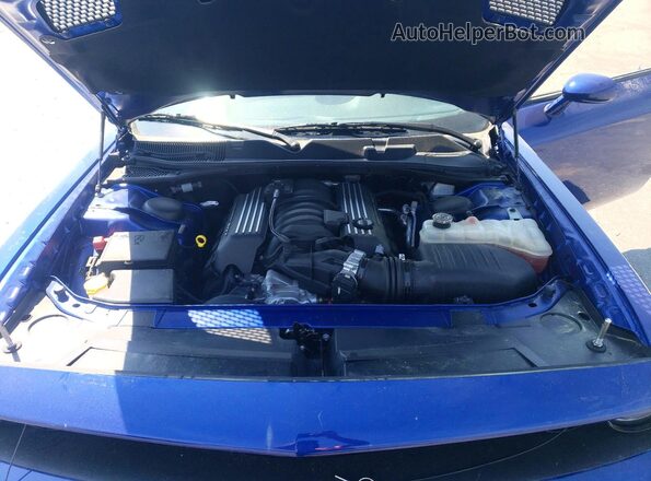 2C3CDZFJ0NH215620 2022 DODGE CHALLENGER Blue Vista interior trasera