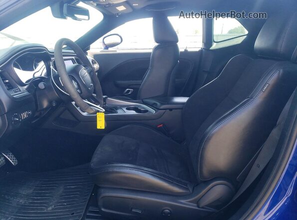 2C3CDZFJ0NH215620 2022 DODGE CHALLENGER Blue Vista interior delantera