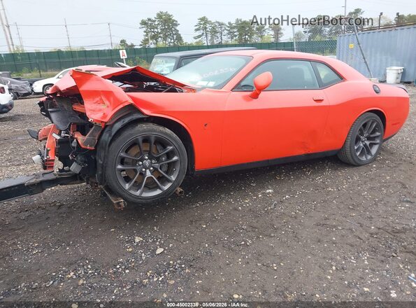 2C3CDZFJ1MH615832 2021 DODGE CHALLENGER Orange წინა მარცხენა ხედი სამი მეოთხედიდან