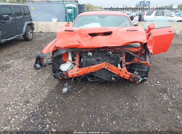 2C3CDZFJ1MH615832 2021 DODGE CHALLENGER Orange წინა ხედი