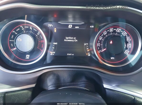 2C3CDZFJ2KH707089 2019 DODGE CHALLENGER Silver Vista de los asientos traseros
