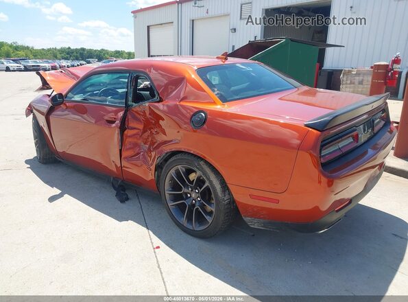 2C3CDZFJ2PH678085 2023 DODGE CHALLENGER Orange Задня ліва чверть