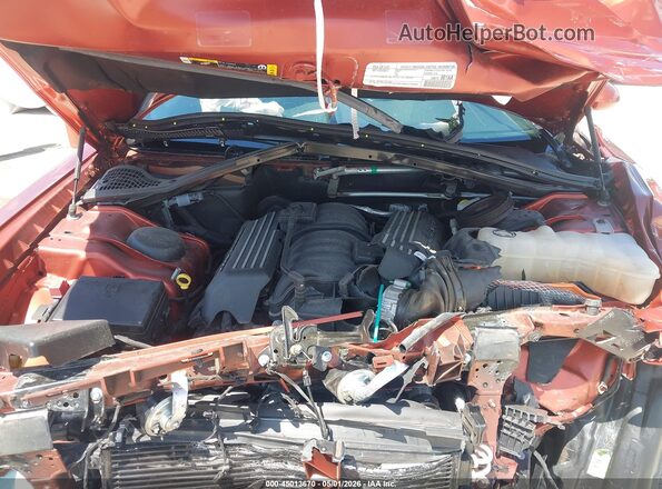 2C3CDZFJ2PH678085 2023 DODGE CHALLENGER Orange Вид ззаду